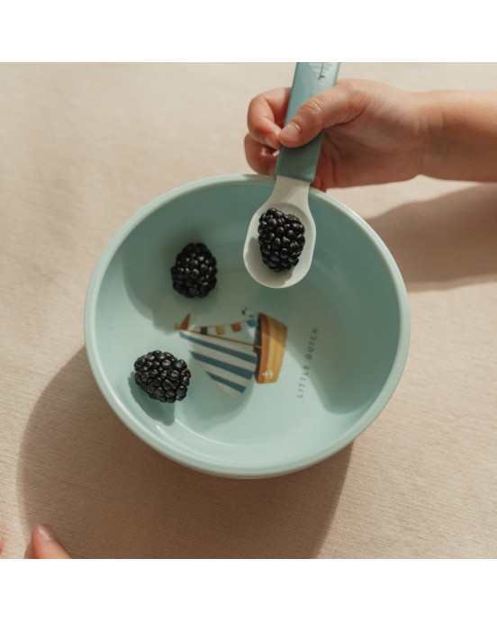 LITTLE DUTCH. Σετ 2 εκπαιδευτικά κουταλάκια φαγητού Sailors Bay