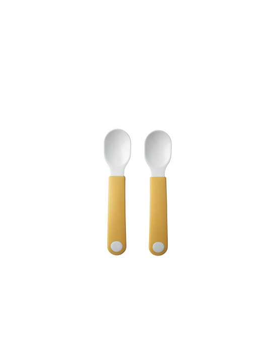 MEPAL. Σετ 2 εκπαιδευτικά κουταλάκια (κίτρινο)