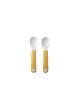MEPAL. Σετ 2 εκπαιδευτικά κουταλάκια (κίτρινο)