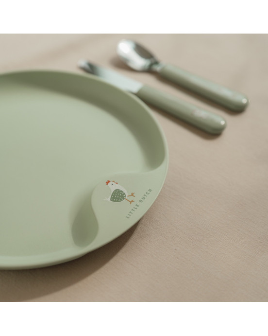 LITTLE DUTCH. Σετ 3 παιδικά μαχαιροπίρουνα Little Farm