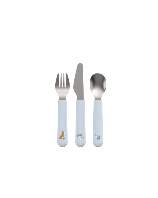 LITTLE DUTCH. Σετ 3 παιδικά μαχαιροπίρουνα Mio Forest Friends