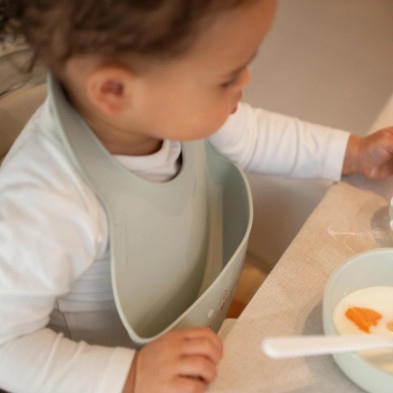 LITTLE DUTCH. Σαλιάρα σιλικόνης Mio Little Farm