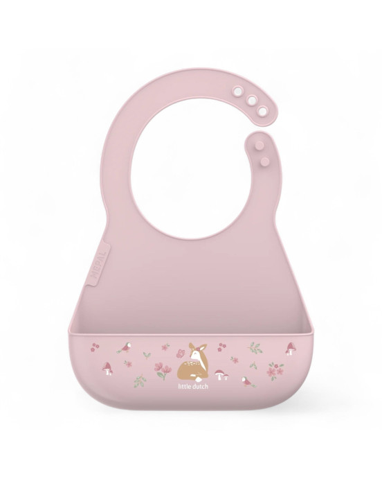 LITTLE DUTCH. Σαλιάρα σιλικόνης Mio Fairy Garden