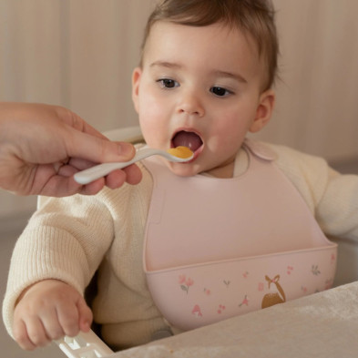 LITTLE DUTCH. Σαλιάρα σιλικόνης Mio Fairy Garden