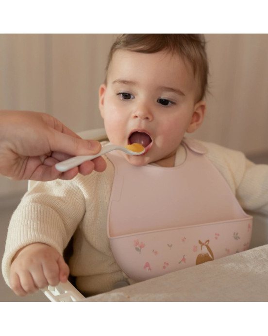 LITTLE DUTCH. Σαλιάρα σιλικόνης Mio Fairy Garden