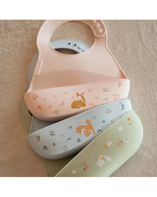 LITTLE DUTCH. Σαλιάρα σιλικόνης Mio Fairy Garden