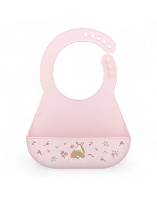 LITTLE DUTCH. Σαλιάρα σιλικόνης Mio Fairy Garden