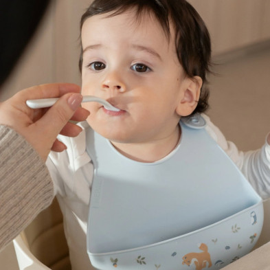 LITTLE DUTCH. Σαλιάρα σιλικόνης Mio Forest Friends