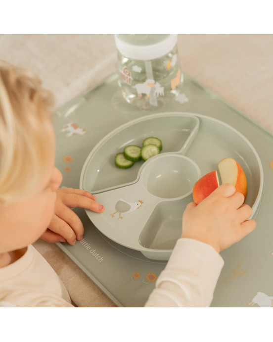 LITTLE DUTCH. Σουπλά-δίσκος φαγητού Mio Little Farm