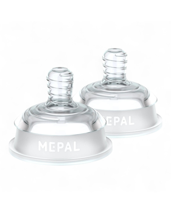 MEPAL. Θηλές μεσαίας ροής για μπιμπερό Mio - 2 τμχ (διάφανες)