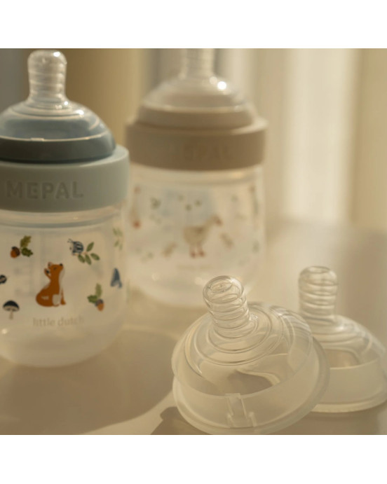 MEPAL. Θηλές μεσαίας ροής για μπιμπερό Mio - 2 τμχ (διάφανες)