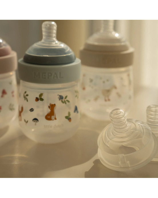 MEPAL. Θηλές γρήγορης ροής για μπιμπερό Mio - 2 τμχ (διάφανες)