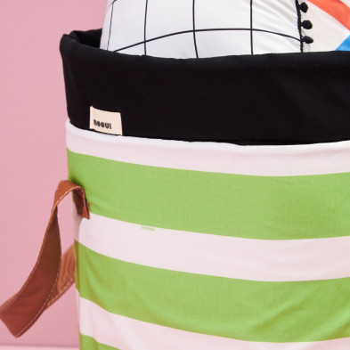 MOOUI. Καλάθι αποθήκευσης - Grassy Stripes