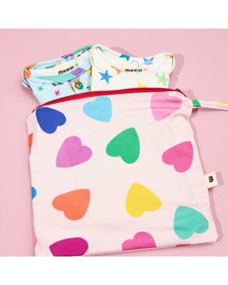 MOOUI. Τσάντα για άπλυτα - Whimsical Hearts
