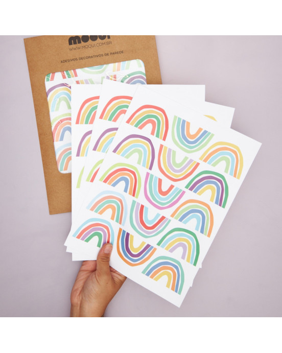 MOOUI. Αυτοκόλλητα τοίχου - Rainbow