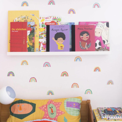 MOOUI. Αυτοκόλλητα τοίχου - Rainbow