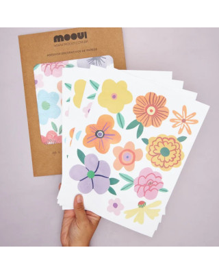 MOOUI. Αυτοκόλλητα τοίχου - Floral