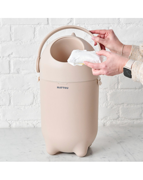 CARE. Κάδος απόρριψης πάνας Dropy (μπεζ)