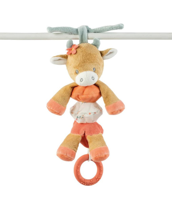 MILA, ZOE & LANA. Υφασμάτινη αγελαδίτσα Mila με δόνηση