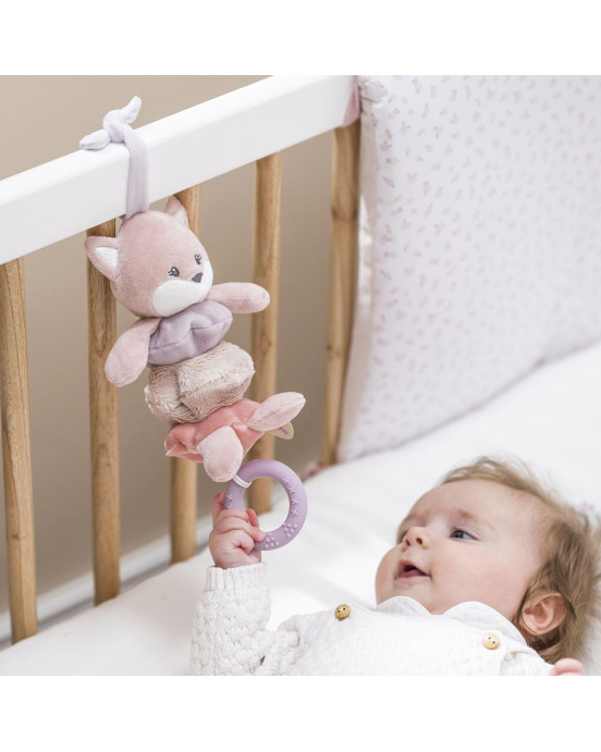 ALICE & POMME. Υφασμάτινο παιχνίδι με κρίκο οδοντοφυΐας αλεπού Alice