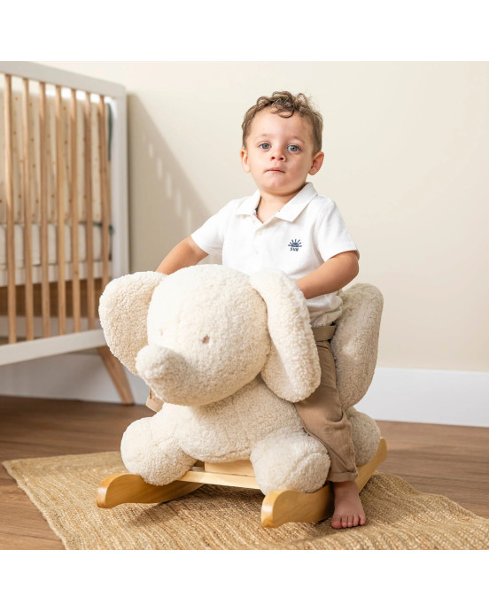 LAPIDOU. Κουνιστό ελεφαντάκι Teddy - εκρού