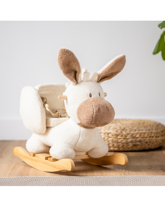 TEDDY. Κουνιστό γαϊδουράκι - εκρού