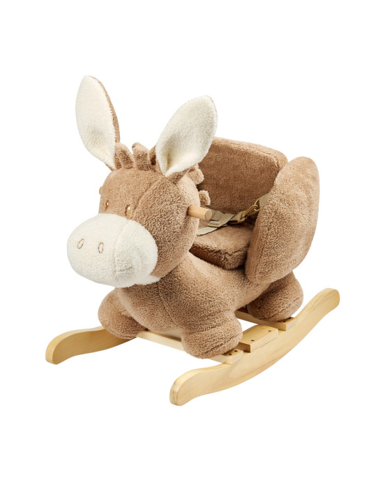 TEDDY. Κουνιστό γαϊδουράκι - μπεζ