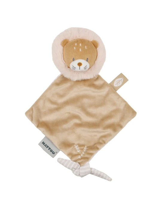 FLO, ERNEST & OLI. Υφασμάτινο ντουντού λιονταράκι μίνι Ernest (καφέ)