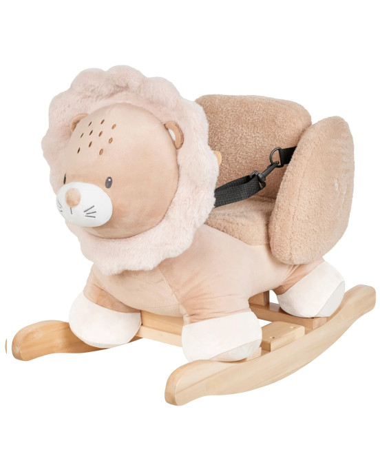 FLO, ERNEST & OLI. Κουνιστό λιονταράκι Ernest - καφέ