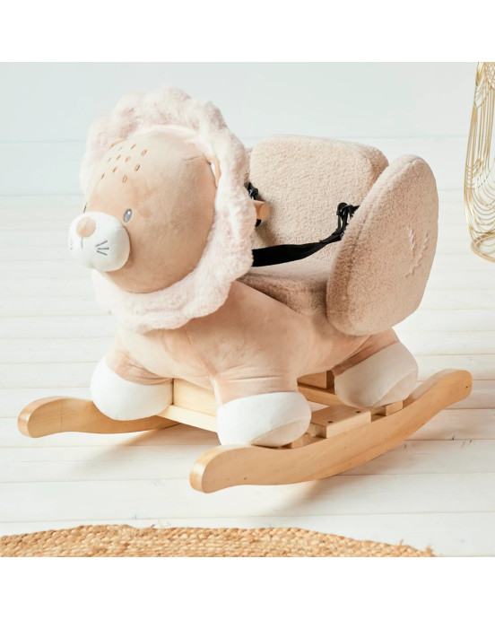 FLO, ERNEST & OLI. Κουνιστό λιονταράκι Ernest - καφέ