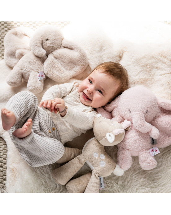 FANFAN. Λούτρινο μαλακό ελαφάκι (μπεζ)