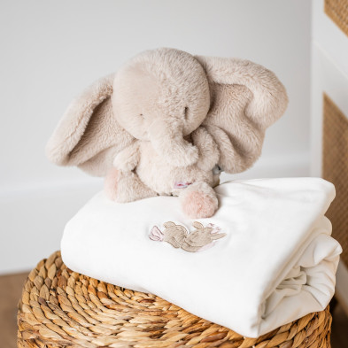 FANFAN. Λούτρινο μαλακό ελεφαντάκι (απαλό μπεζ)