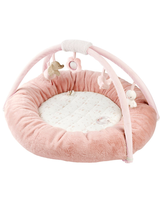 FANFAN. Στρωματάκι δραστηριοτήτων με γυμναστήριο & περιμετρικό μαξιλάρι - στρογγυλό