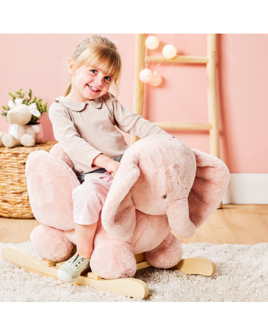 FANFAN. Κουνιστό ελαφαντάκι - ροζ