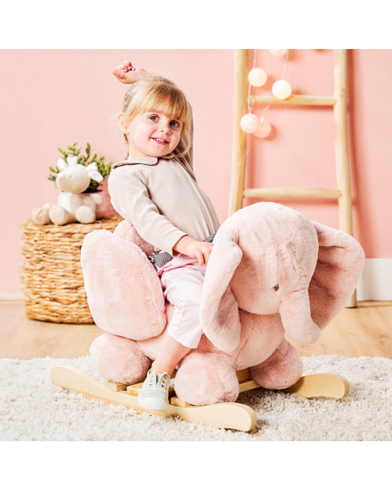 FANFAN. Κουνιστό ελαφαντάκι - ροζ