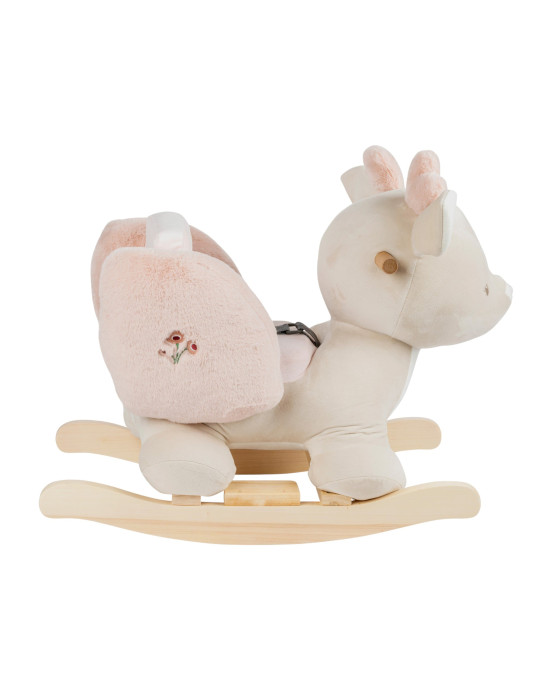 FANFAN. Κουνιστό ελαφάκι - απαλό μπεζ