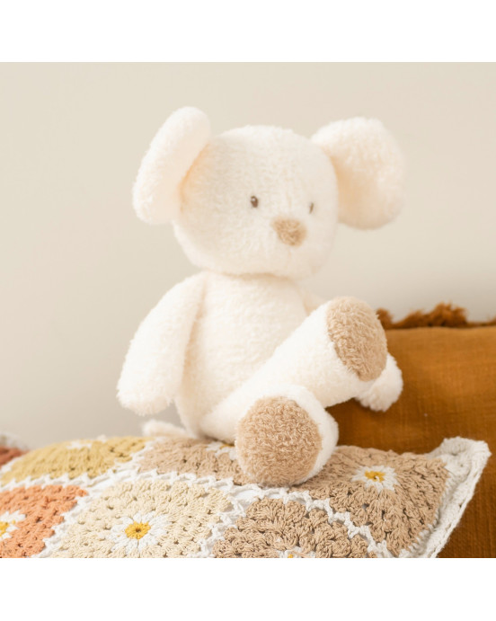 TEDDY. Λούτρινo ποντικάκι (εκρού)