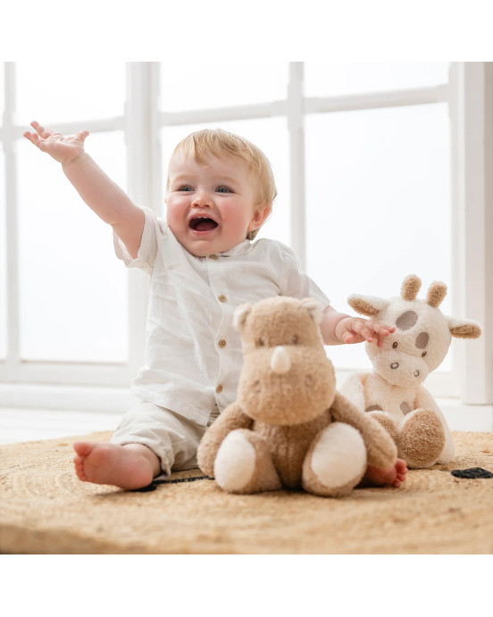 TEDDY. Λούτρινη καμηλοπάρδαλη (εκρού)