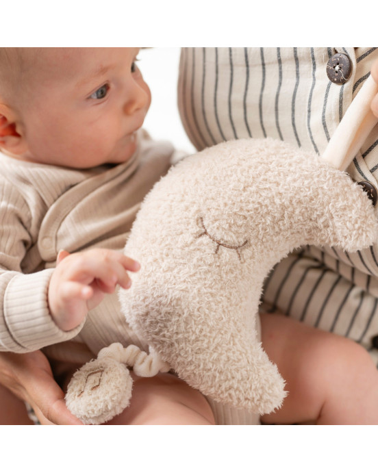 TEDDY. Μουσικό φεγγαράκι (απαλό μπεζ)