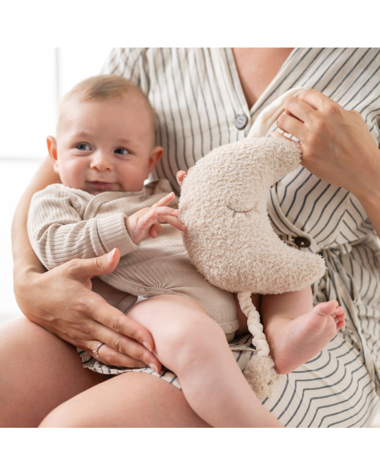 TEDDY. Μουσικό φεγγαράκι (απαλό μπεζ)