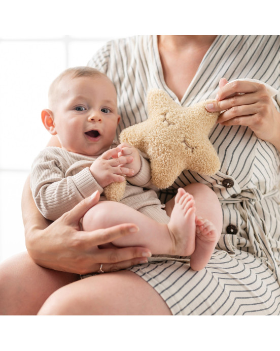 TEDDY. Μουσικό αστέρι (μπεζ)