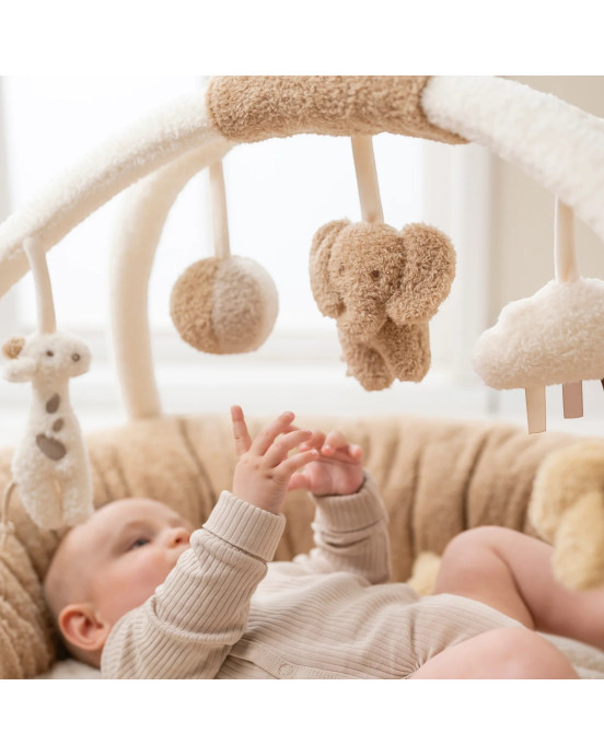 TEDDY. Στρωματάκι δραστηριοτήτων με γυμναστήριο & περιμετρικό μαξιλάρι