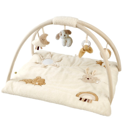 TEDDY. Βρεφικό στρωματάκι δραστηριοτήτων με γυμναστήριο - ορθογώνιο (εκρού)