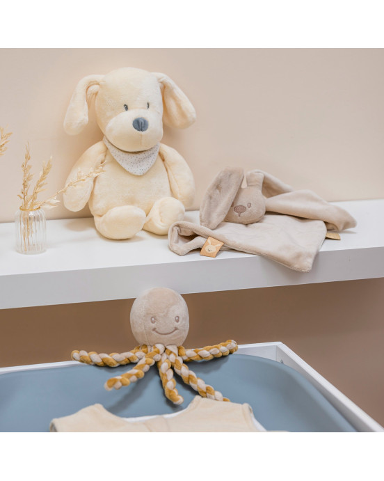 LAPIDOU. Υφασμάτινο Χταπόδι (καφέ)