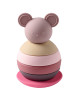 SILICON. Πυραμίδα στοίβαξης σιλικόνης ποντικάκι (ροζ)