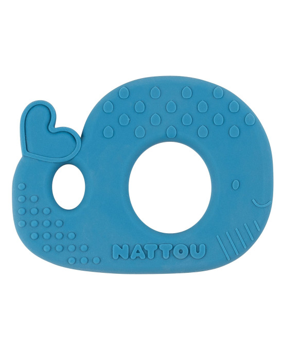 SILICON. Μασητικό σιλικόνης Φάλαινα (μπλε)