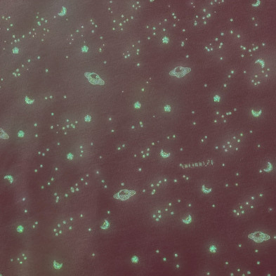 LAPIDOU. Υφασμάτινο ντουντού που φωσφορίζει στο σκοτάδι (ροζ)