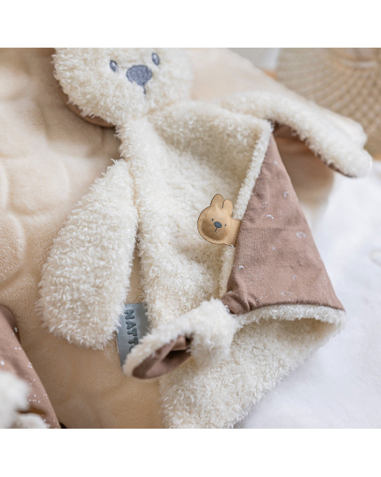 LAPIDOU. Υφασμάτινο ντουντού κουνελάκι (εκρού)