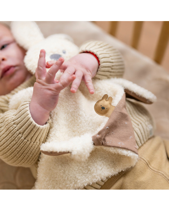 LAPIDOU. Υφασμάτινο ντουντού κουνελάκι (εκρού)