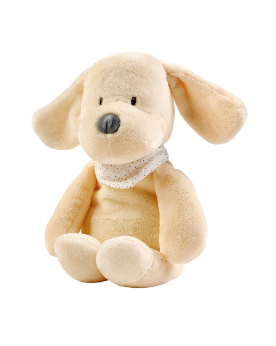 SLEEPY. Λούτρινο σκυλάκι με φως, λευκούς ήχους & μελωδίες (κρεμ)